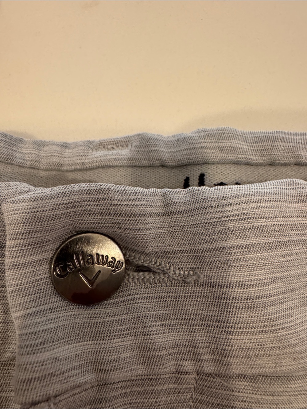 Callaway Light Gray Golf Performance Shorts - Picture 3 of 7